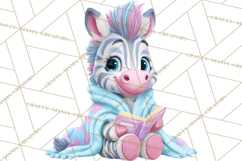 Winter Safari Baby Animals Clipart PNG Cute Holiday Clip Art Product Image 4