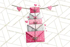 Valentine Gnome Clipart Watercolor Love Gnomes PNG Product Image 2