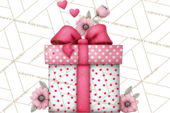 Valentine Gnome Clipart Watercolor Love Gnomes PNG Product Image 2