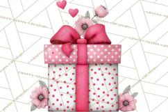 Valentine Gnome Clipart Watercolor Love Gnomes PNG Product Image 2