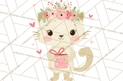 Cute Valentine Animals, Kids Valentine Pets, Adorable Pet Product Image 5