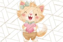 Cute Valentine Animals, Kids Valentine Pets, Adorable Pet Product Image 4