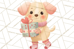 Cute Valentine Animals, Kids Valentine Pets, Adorable Pet Product Image 2