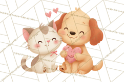 Cute Valentine Animals, Kids Valentine Pets, Adorable Pet Product Image 5