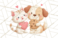 Cute Valentine Animals, Kids Valentine Pets, Adorable Pet Product Image 2