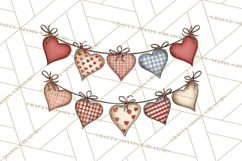 Valentine Farm Animal Clipart Pastel Country Watercolor PNG Product Image 3