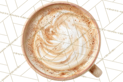 Winter Café PNG, Cozy Latte Clipart, Bakery Drink Graphics Product Image 2