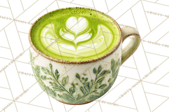 Winter Café PNG, Cozy Latte Clipart, Bakery Drink Graphics Product Image 4