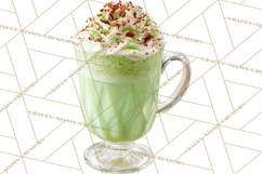 Winter Café PNG, Cozy Latte Clipart, Bakery Drink Graphics Product Image 5