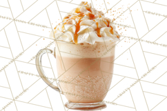 Winter Café PNG, Cozy Latte Clipart, Bakery Drink Graphics Product Image 2