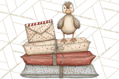 Valentine Farm Animal Clipart Pastel Country Watercolor PNG Product Image 5