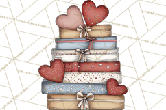 Valentine Farm Animal Clipart Pastel Country Watercolor PNG Product Image 4