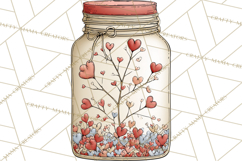 Valentine Farm Animal Clipart Pastel Country Watercolor PNG Product Image 3