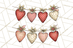 Valentine Farm Animal Clipart Pastel Country Watercolor PNG Product Image 3