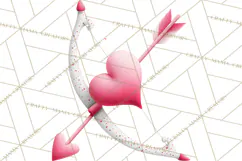 Valentine Gnome Clipart Watercolor Love Gnomes PNG Product Image 3