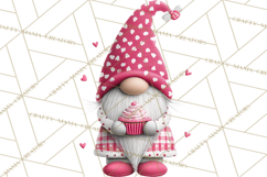Valentine Gnome Clipart Watercolor Love Gnomes PNG Product Image 2