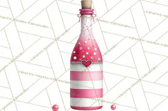 Valentine Gnome Clipart Watercolor Love Gnomes PNG Product Image 4