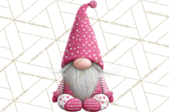 Valentine Gnome Clipart Watercolor Love Gnomes PNG Product Image 2