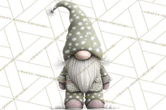 Vibrant Winter Gnome Clipart Watercolor Christmas Gnomes PNG Product Image 2