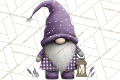 Vibrant Winter Gnome Clipart Watercolor Christmas Gnomes PNG Product Image 3