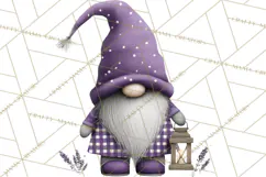 Vibrant Winter Gnome Clipart Watercolor Christmas Gnomes PNG Product Image 3