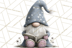 Vibrant Winter Gnome Clipart Watercolor Christmas Gnomes PNG Product Image 2