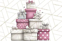 Vibrant Winter Gnome Clipart Watercolor Christmas Gnomes PNG Product Image 4