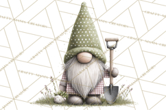 Vibrant Winter Gnome Clipart Watercolor Christmas Gnomes PNG Product Image 2