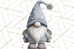 Vibrant Winter Gnome Clipart Watercolor Christmas Gnomes PNG Product Image 3
