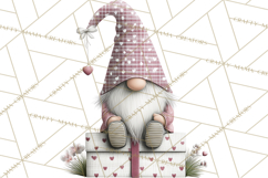 Vibrant Winter Gnome Clipart Watercolor Christmas Gnomes PNG Product Image 4