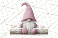 Vibrant Winter Gnome Clipart Watercolor Christmas Gnomes PNG Product Image 5
