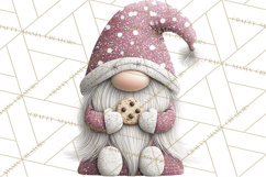 Vibrant Winter Gnome Clipart Watercolor Christmas Gnomes PNG Product Image 2