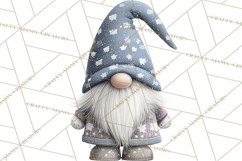 Vibrant Winter Gnome Clipart Watercolor Christmas Gnomes PNG Product Image 5