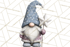 Vibrant Winter Gnome Clipart Watercolor Christmas Gnomes PNG Product Image 5