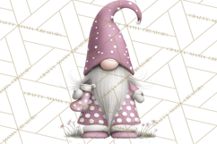 Vibrant Winter Gnome Clipart Watercolor Christmas Gnomes PNG Product Image 5