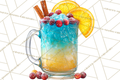 Winter Hot Drinks, Cozy Cocktail Clipart, Festive Beverage Product Image 2