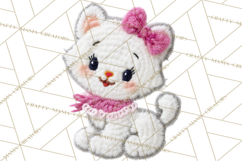 Crochet Coquette Clipart Kawaii Pastel Fruits Toys Yarn PNG Product Image 3