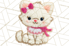 Crochet Coquette Clipart Kawaii Pastel Fruits Toys Yarn PNG Product Image 4