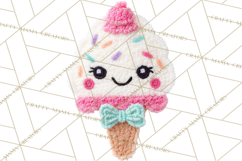 Crochet Coquette Clipart Kawaii Pastel Fruits Toys Yarn PNG Product Image 2