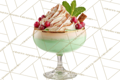 Winter Hot Drinks, Cozy Cocktail Clipart, Festive Beverage Product Image 2