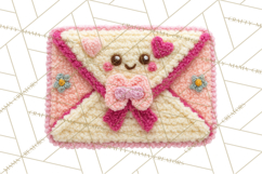 Crochet Coquette Clipart Kawaii Pastel Fruits Toys Yarn PNG Product Image 5