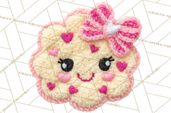 Crochet Coquette Clipart Kawaii Pastel Fruits Toys Yarn PNG Product Image 5