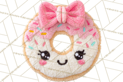 Crochet Coquette Clipart Kawaii Pastel Fruits Toys Yarn PNG Product Image 3