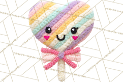 Crochet Coquette Clipart Kawaii Pastel Fruits Toys Yarn PNG Product Image 4