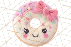 Crochet Coquette Clipart Kawaii Pastel Fruits Toys Yarn PNG Product Image 2
