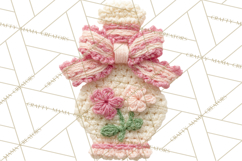 Crochet Coquette Clipart Kawaii Pastel Fruits Toys Yarn PNG Product Image 4