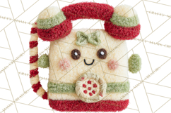 Crochet Coquette Clipart Kawaii Pastel Fruits Toys Yarn PNG Product Image 5