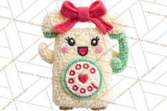 Crochet Coquette Clipart Kawaii Pastel Fruits Toys Yarn PNG Product Image 2