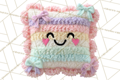 Crochet Coquette Clipart Kawaii Pastel Fruits Toys Yarn PNG Product Image 2