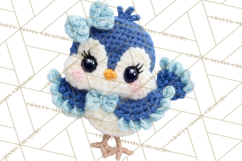 Crochet Coquette Clipart Kawaii Pastel Fruits Toys Yarn PNG Product Image 4